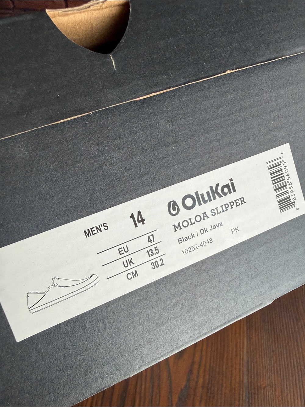 NEW IN BOX! Men’s OluKai Moloa Slipper - Picture 10 of 11